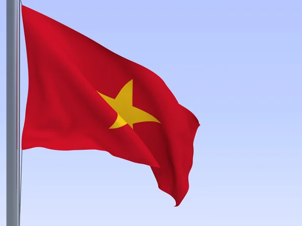 Vietnami zászló — Stock Fotó