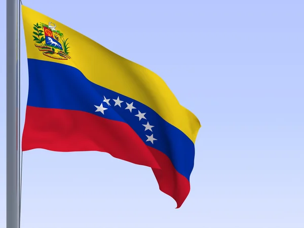 Флаг Венесуэлы Стоковое Изображение