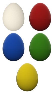 Easter eggs clipart