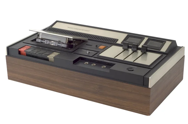 Retro cassette recorder — Stock Photo, Image
