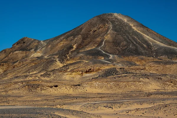 Hill in Black desert — Stock Photo, Image