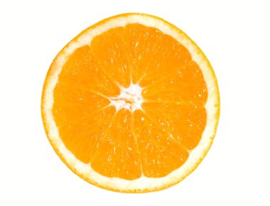 Half of orange clipart