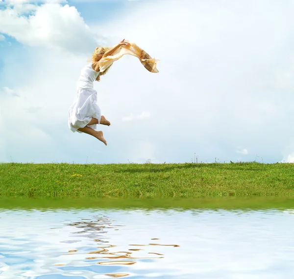 Ik kan vliegen! — Stockfoto