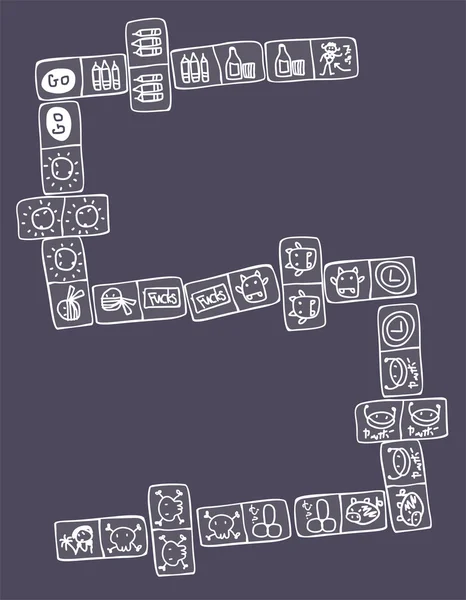 Domino !. — Image vectorielle