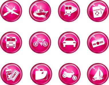 Travel Icon Buttons clipart