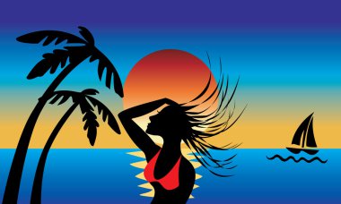 Swimsuit Girl 1 clipart