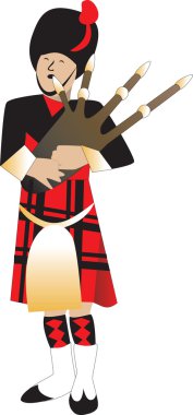 Bagpiper clipart