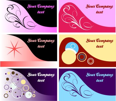 Beauty Business Cards clipart