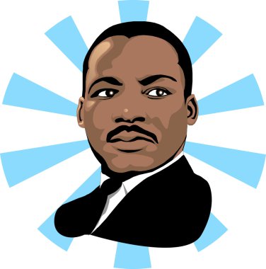 Martin Luther King 2 clipart