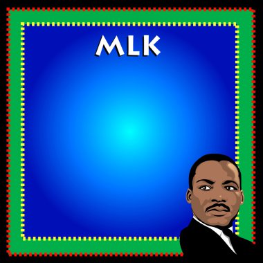 Martin Luther King Poster clipart