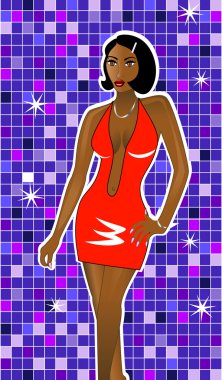 Club Girl 3 clipart