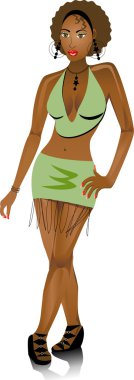 Club Girl 6 clipart