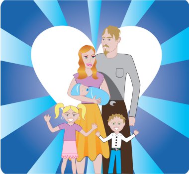 Family 6 clipart