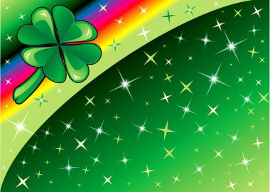 St. Patrick Day Background 2 clipart