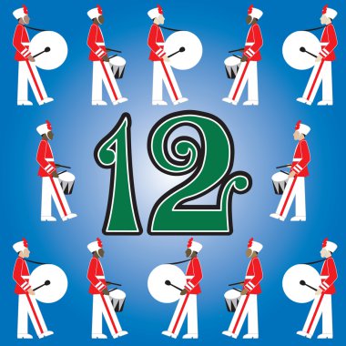 12th Day of Christmas clipart