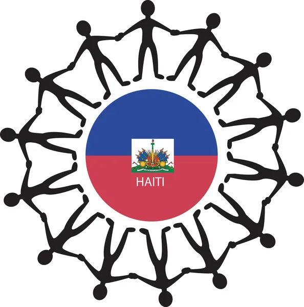 Hilfe haiti — Stockvektor