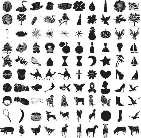 Ensemble de 100 icônes 2 — Image vectorielle
