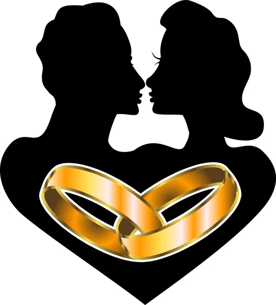 Logo d'amour — Image vectorielle