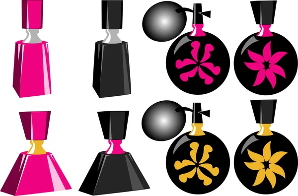 Flacons de parfum — Image vectorielle