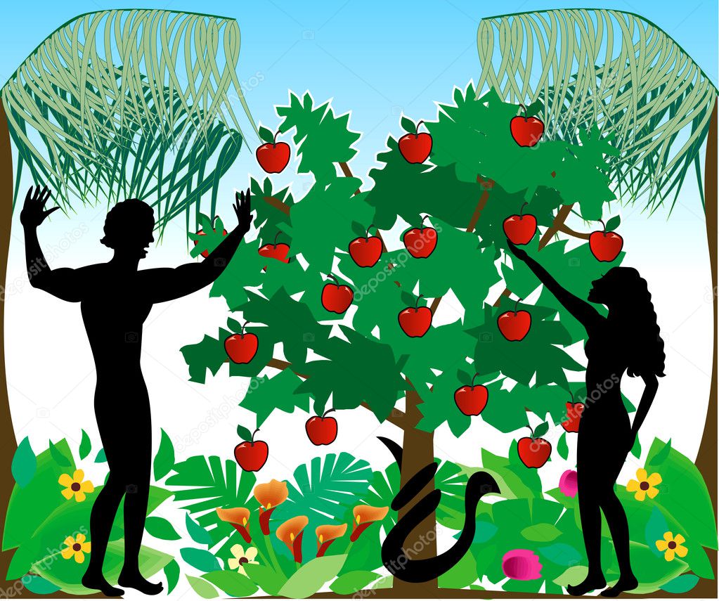 Adam & Eve Silhouettes