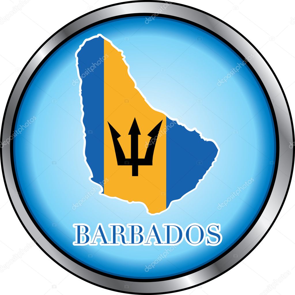 Barbados Round Button