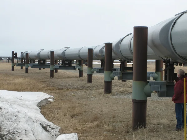 Lugar de extracción de petróleo — Foto de Stock