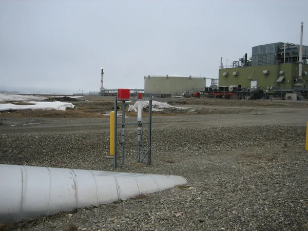 Oil extraction site — Stock Photo, Image