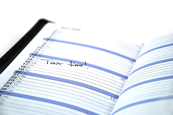Daily planner — Stock Photo, Image