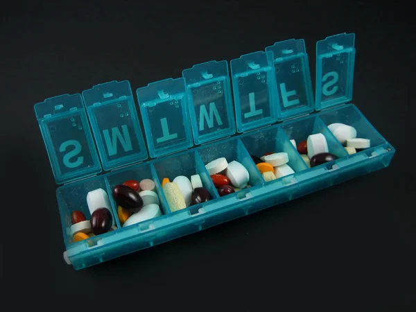 Таблетки і лікарських засобів — стокове фото