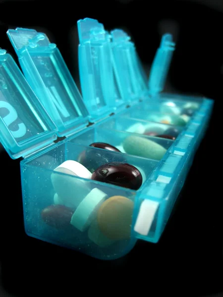 Tabletták és gyógyszerek — Stock Fotó