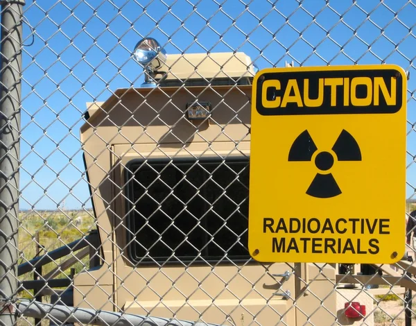 Radioaktives Material Stockbild