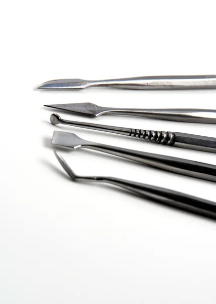 Hemostats and clamps — Stock Photo, Image