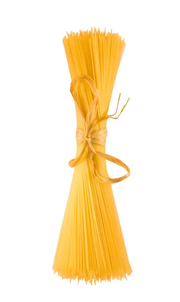 Skaft av spagetti, isolerade Stockbild