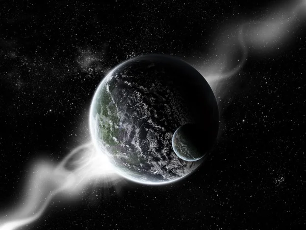 Earth apocalypse / armageddon — Stock Photo, Image