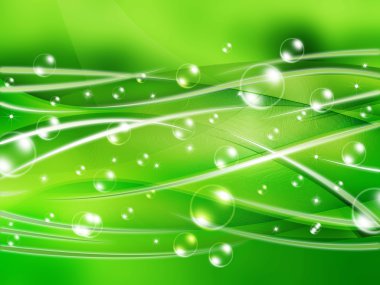 Bubble Green Abstract background clipart