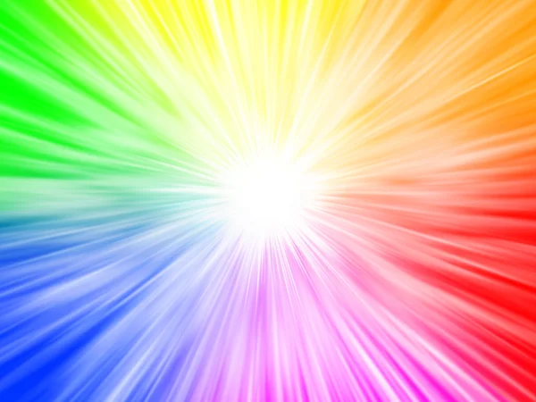 虹の抽象的な背景の爆発 — ストック写真