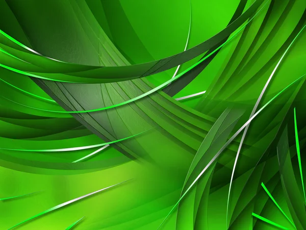 Абстрактная зелёная композиция — стоковое фото