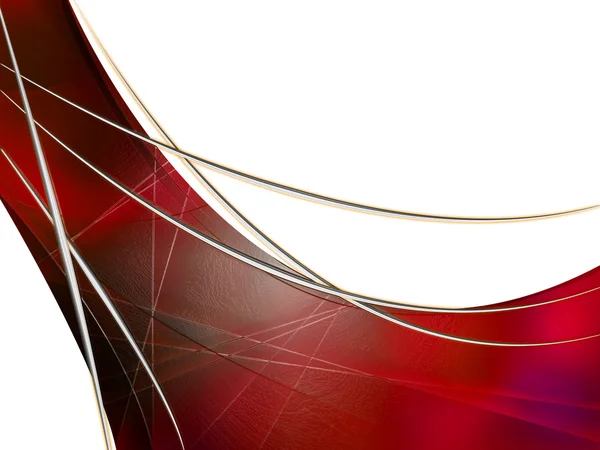 Composición roja abstracta — Foto de Stock