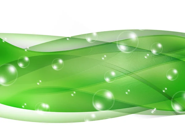 Bublina zelená abstraktní pozadí — Stock fotografie