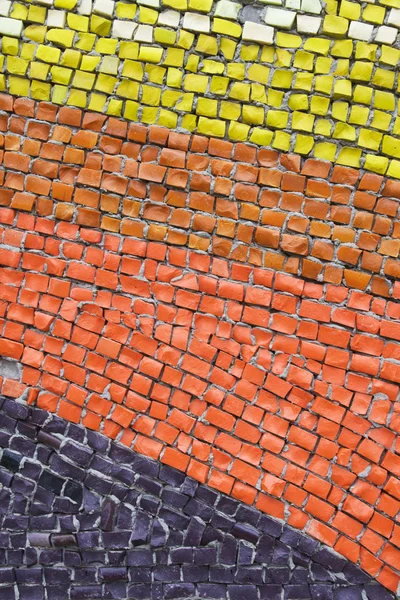 Mosaico antico primo piano — Foto Stock