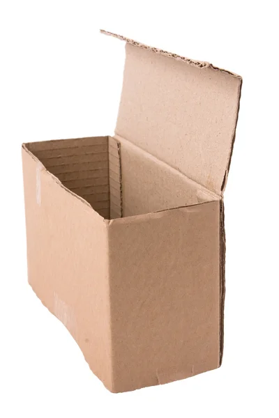 stock image Open cardboard package