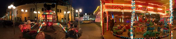 stock image Night city panorama