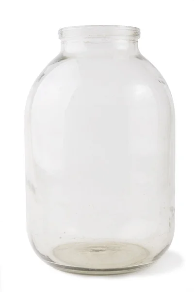 Empty 3L glass jar Stock Picture