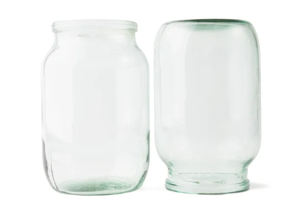 Glass jars Stock Photo