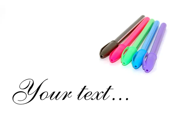 Värillinen kynä — kuvapankkivalokuva