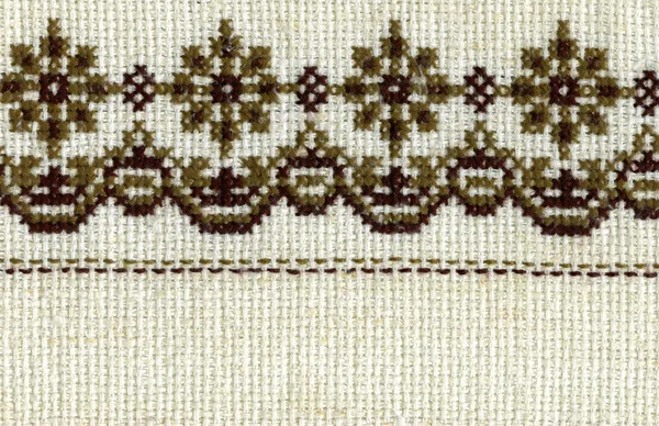 Decorative pattern, embroidery — Stock Photo, Image