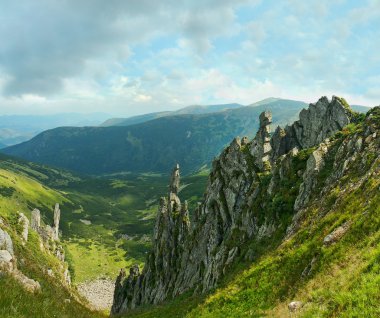 Landscape of Carpathians clipart