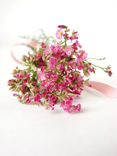 粉红色的小花的花束 — 图库照片