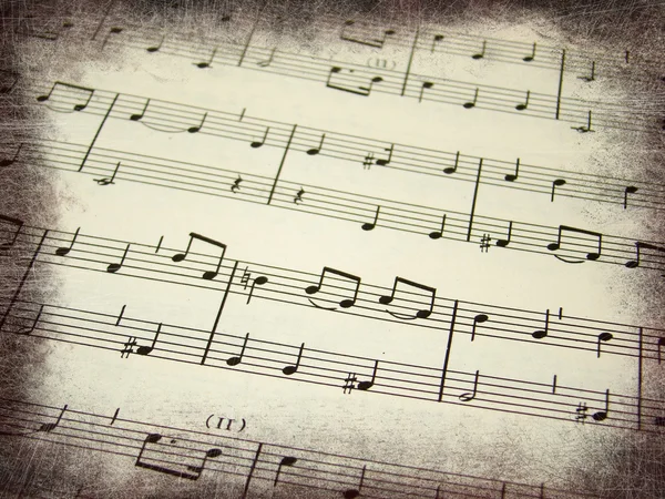 Music score background — Stock Photo, Image