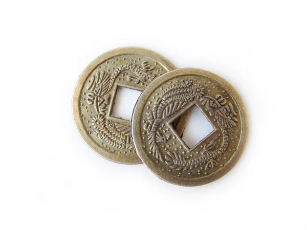 Chinese feng shui coins — Stock Photo, Image